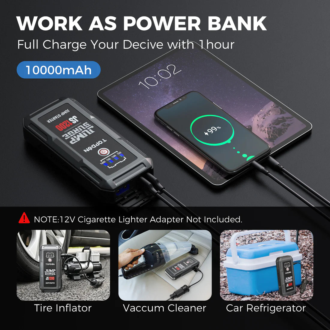 JUMPSURGE JS1200 JUMP STARTER