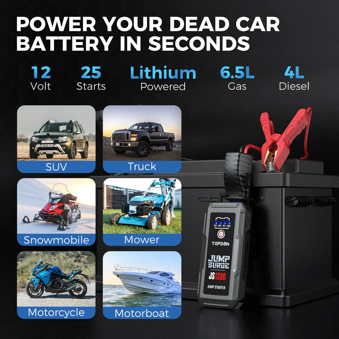 JUMPSURGE JS1200 JUMP STARTER
