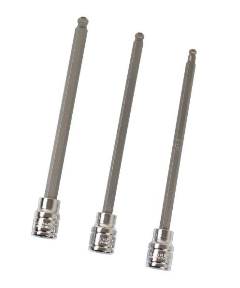 8pcs 3/8″ DR Hex Ball End Bit Socket Set – Extra Long 1495