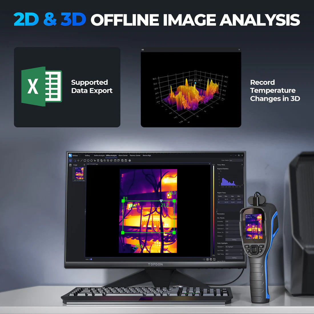 TC005 HANDHELD THERMAL CAMERA