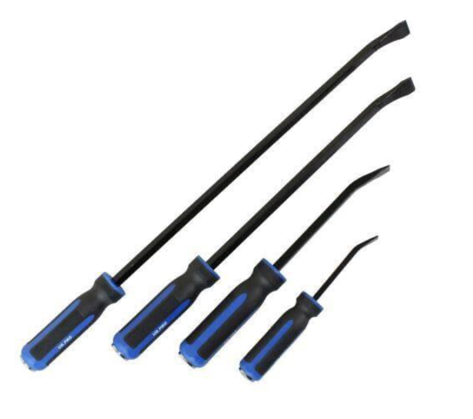 4pc Heavy Duty Pry Bar Set, Crow, Jemmy Bar Set, Bars 6868