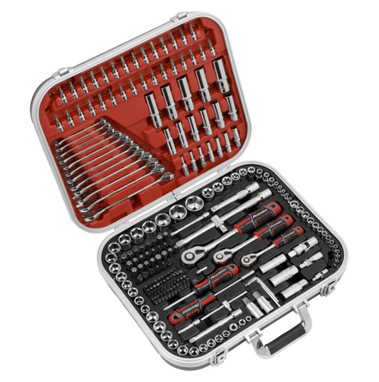 Premier Socket Set 1/4", 3/8" & 1/2"Sq Drive 216pc AK7982