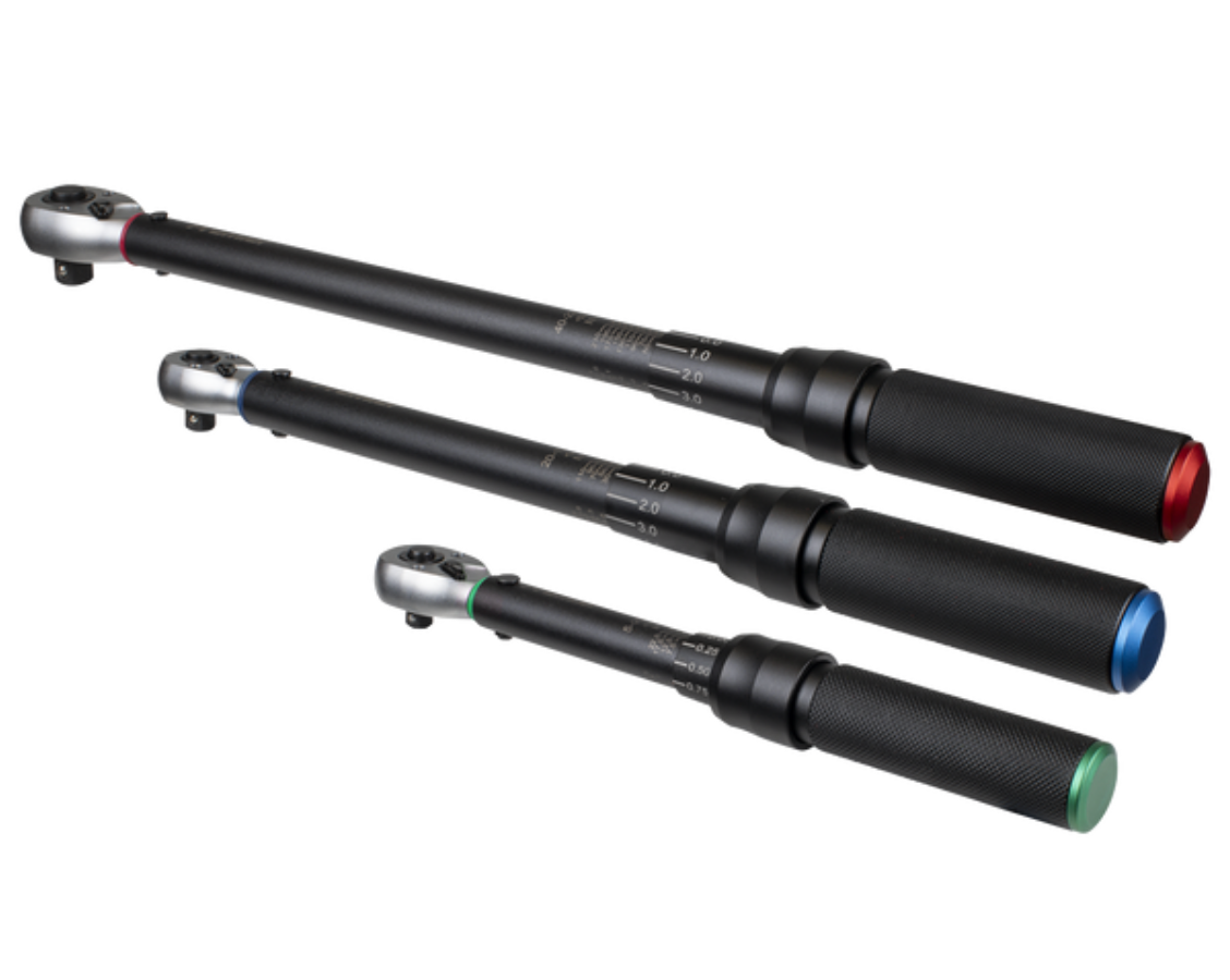 Torque Wrench Micrometer 3pc Set – Premier Black STW900SETB