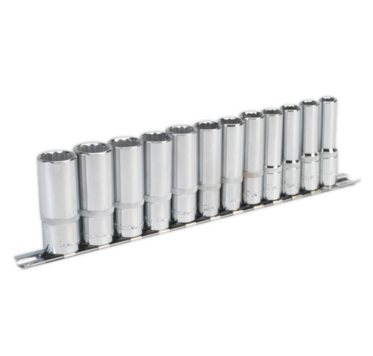 Premier Deep Socket Set 3/8"Sq Drive 12-point 12pc AK2683
