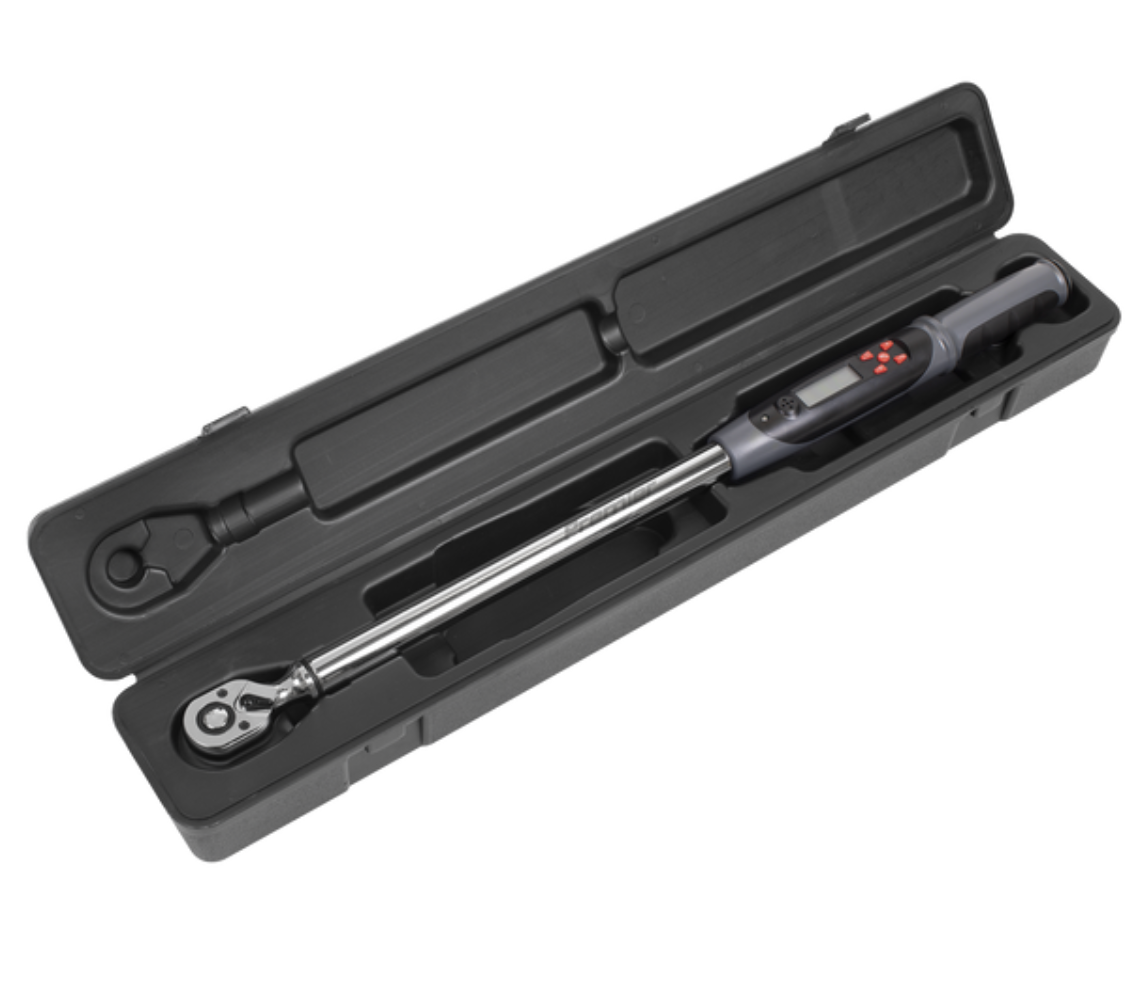 Premier Digital Torque Wrench with Angle Function 1/2"Sq Drive 30-340Nm STW310