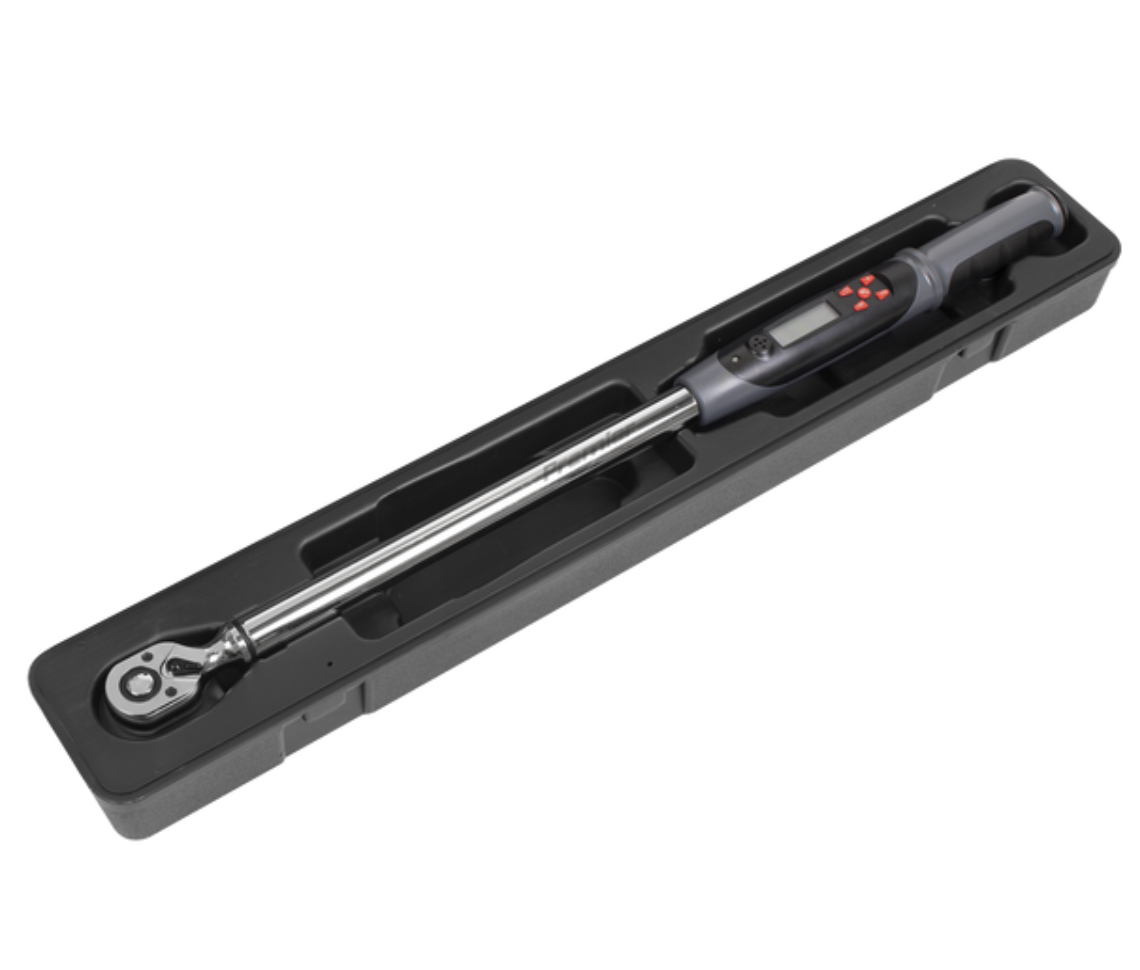 Premier Digital Torque Wrench with Angle Function 1/2"Sq Drive 30-340Nm STW310