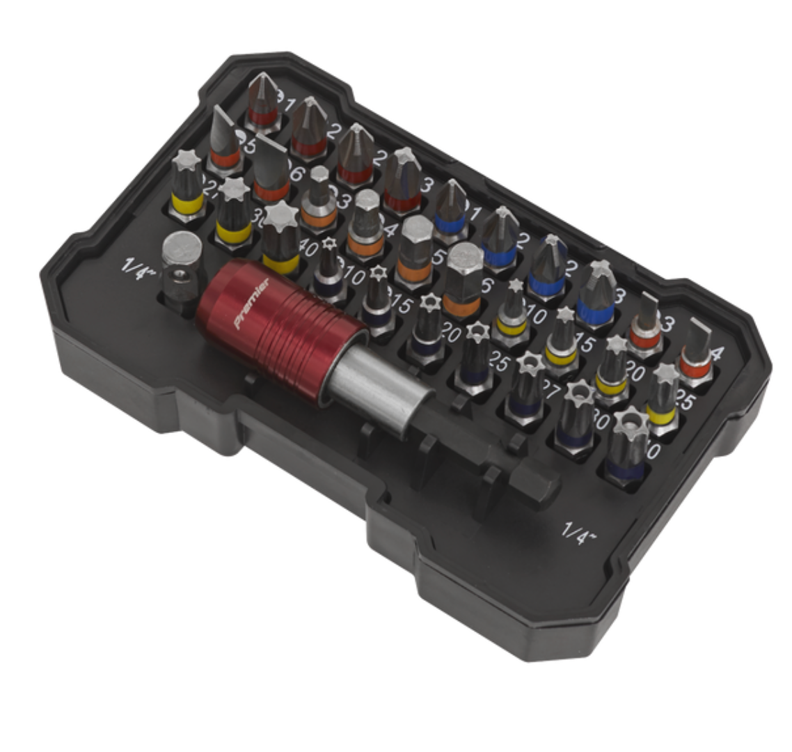 Premier Colour-Coded Power Tool Bit Set 32pc AK2110