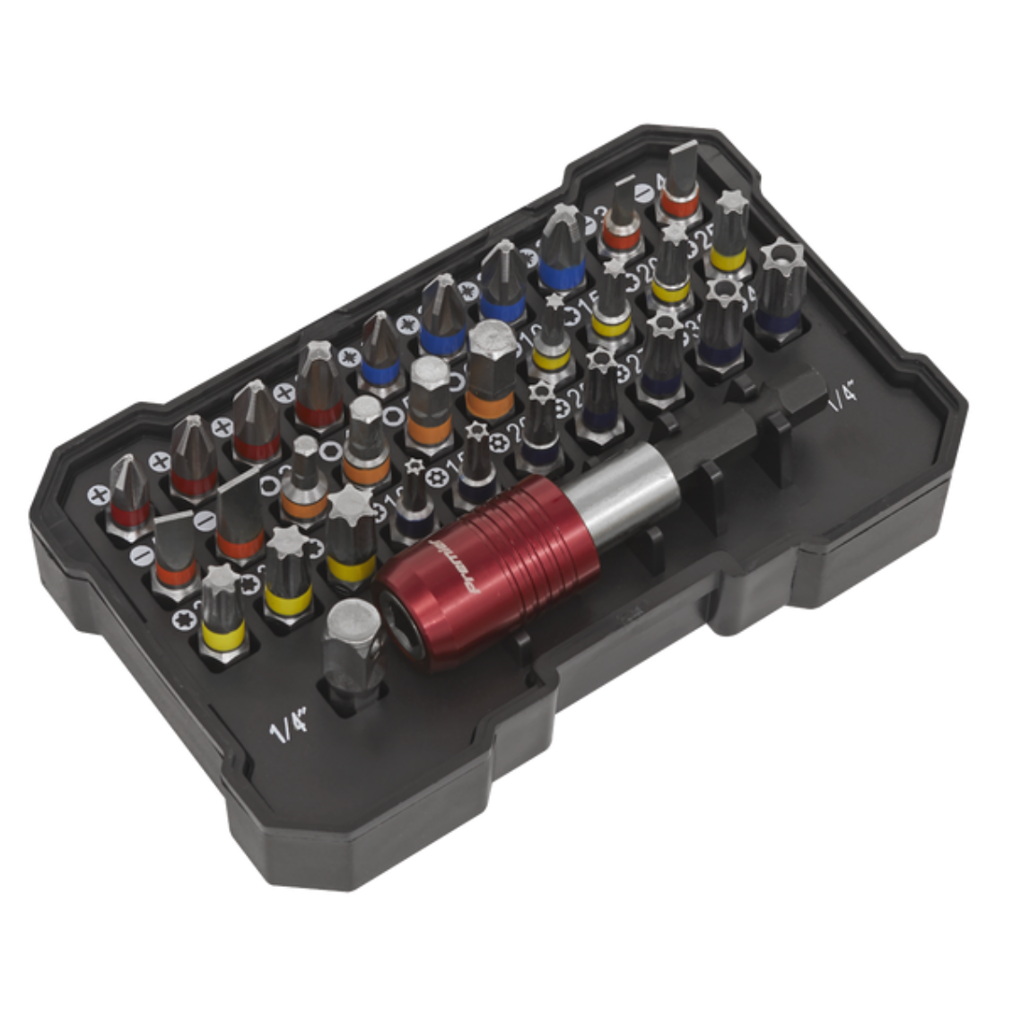Premier Colour-Coded Power Tool Bit Set 32pc AK2110