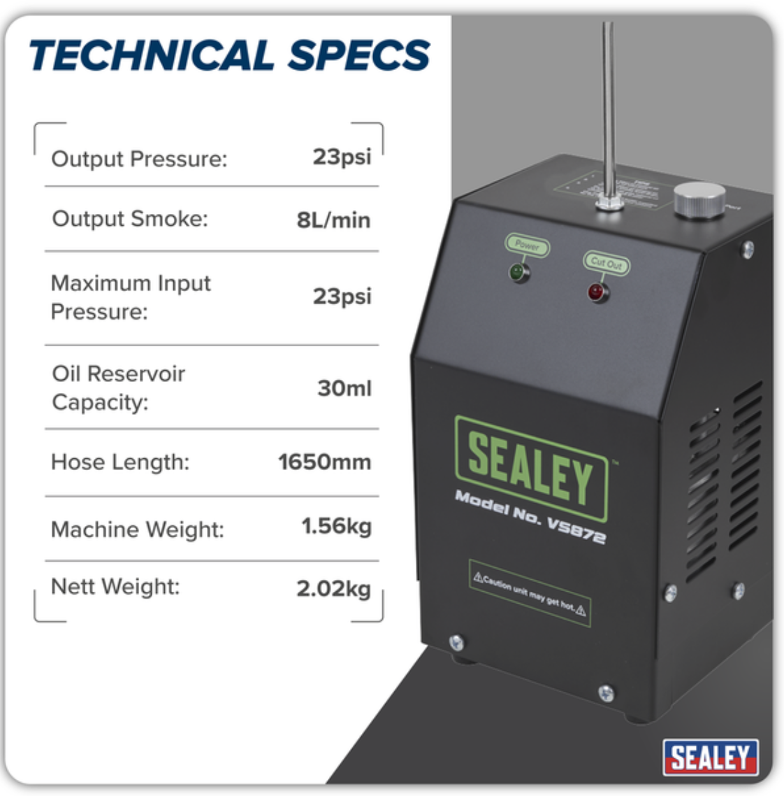 Leak Detector Smoke Diagnostic Tool VS872