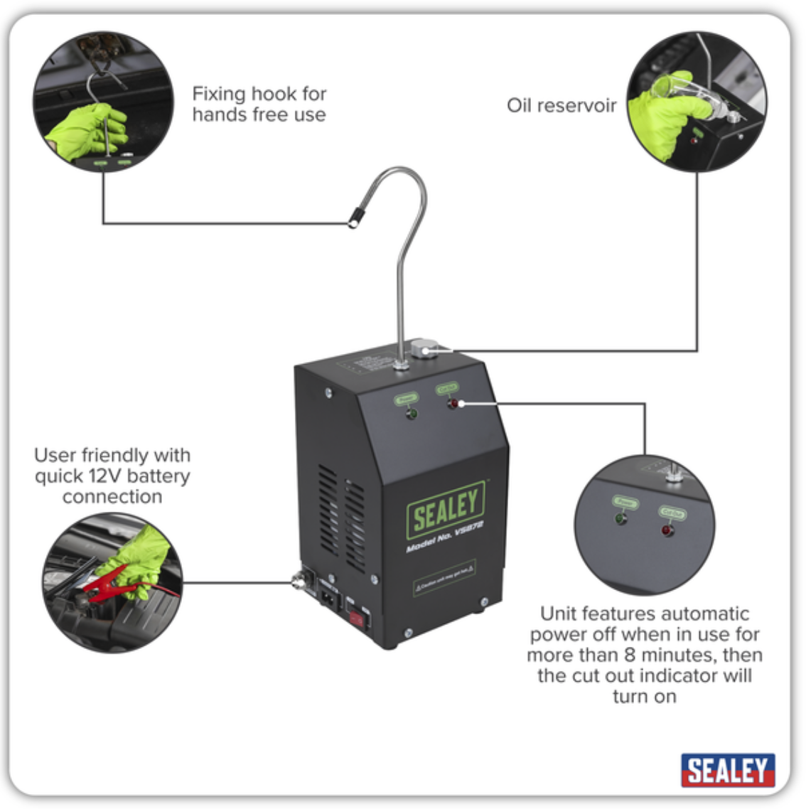 Leak Detector Smoke Diagnostic Tool VS872