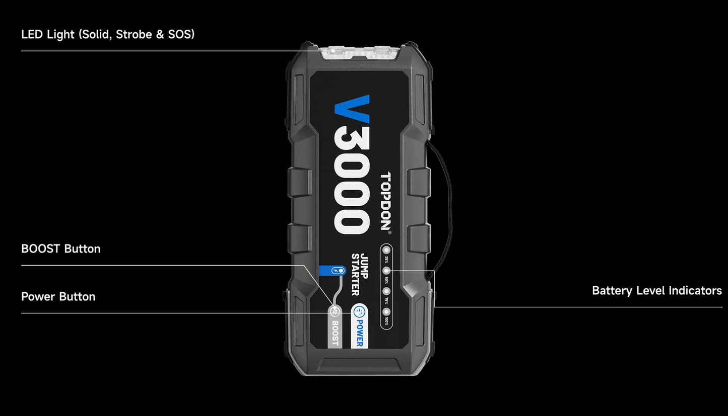V3000 JUMP STARTER